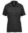 TFX-1W Stormtech Ladies Camino Performance Polo Shirt Black colour image